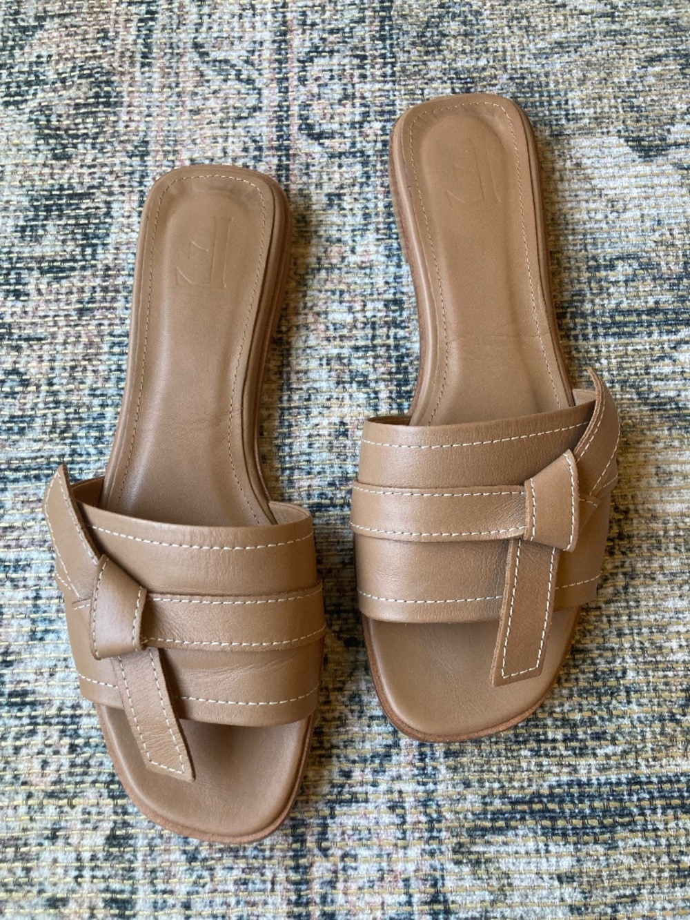 Flattered My Leather Cognac Sandal - Made in Spain - size 39 - Excellent Used